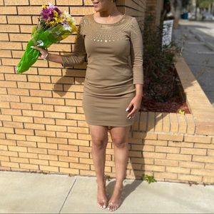 Calvin Klein Bodycon Sequined Dress